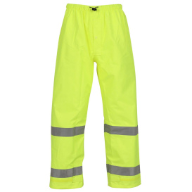 Tingley P23122 Hi-Vis Waterproof Safety Pants - Yellow/Lime