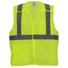 Tingley V70522 Type R Class 3 Breakaway Mesh Safety Vest - Yellow/Lime