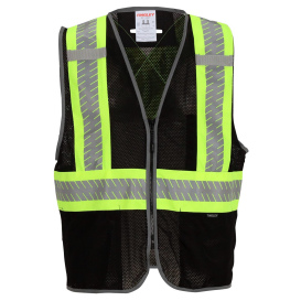 Tingley V70643C Type O Class 1 X-Back Safety Vest - Black