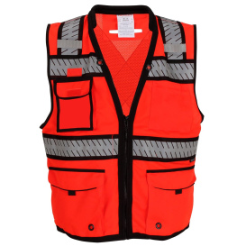 Tingley V71835C Type R Class 2 X-Back Safety Surveyor Vest - Red