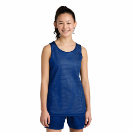 Sport-Tek YST5000 Youth PosiCharge Reversible Mesh Tank - True Royal/White