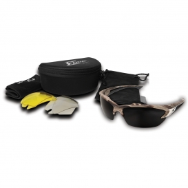 Edge TSDK21CK Khor Camo Kit - Indoor/Outdoor, Yellow, & Smoke Polarized Lenses
