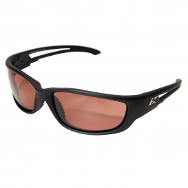 Edge Reclus Safety Glasses Sunglasses Black Frame Copper Lens ANSI Z87.1+ 