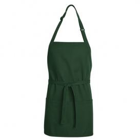 Chef Designs TT32 Premium Short Bib Apron - Hunter Green