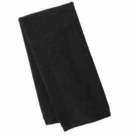 Port Authority TW540 Microfiber Golf Towel - Black