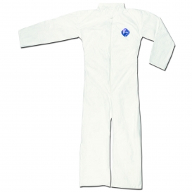 River City TY120S DuPont Tyvek Coverall with Collar - Zipper Front - Open Sleeves & Ankles