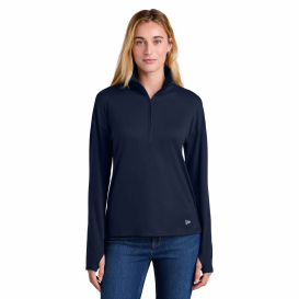 New Era LNEA228 Ladies Power 1/2-Zip - True Navy