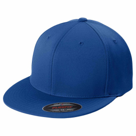 Sport-Tek STC56 Flexfit Flat Bill Cap - True Royal