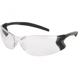MCR Safety BD110PF BD1 Safety Glasses - Gray Temples - Clear MAX6 Anti-Fog Lens