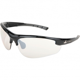 MCR Safety DM1219 Dominator DM2 Safety Glasses - Black/Gray Frame - Indoor/Outdoor Lens
