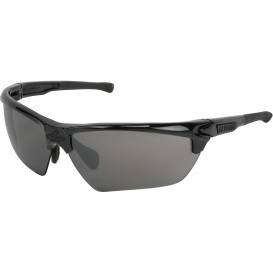 MCR Safety DM1337BZ Dominator DM3 Safety Glasses - Black Frame - Polarized Black Mirror Lens