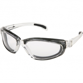 MCR Safety PN120AF PN1 Safety Glasses - Clear Foam Lined Frame - Clear Anti-Fog Lens
