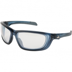 MCR Safety UD129 UD1 Safety Glasses - Blue Frame - Indoor/Outdoor Lens