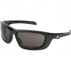MCR Safety UD212PF UD2 Safety Glasses - Black Foam Lined Frame - Gray MAX6 Anti-Fog Lens