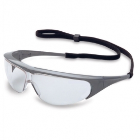 Uvex Millennia Safety Glasses - Silver Frame - Clear Lens