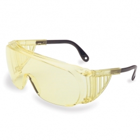 Uvex Ultra-Spec 2000 Safety Glasses - Amber Frame with Spatula Temples - Amber Anti-Fog Lens