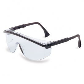 Uvex Astrospec 3000 Safety Glasses - Black Duoflex Temples - Clear Anti-Fog Lens