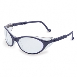 Uvex Bandit Safety Glasses - Blue Frame - Clear Lens