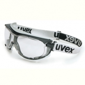 Uvex Carbonvision Safety Goggles - Fabric Headband - Clear Dura-Streme Lens