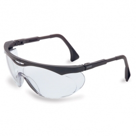 Uvex Skyper Safety Glasses - Black Frame - Clear Anti-Fog Lens