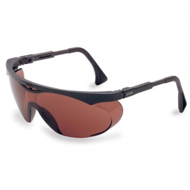 Uvex Skyper Safety Glasses - Black Frame - Copper Anti-Fog Lens