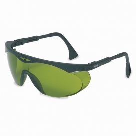 Uvex Skyper Safety Glasses - Black Frame - Green Shade 2.0 Lens