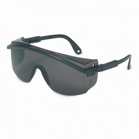 Uvex Astrospec 3000 S Safety Glasses - Black Frame - Gray Lens