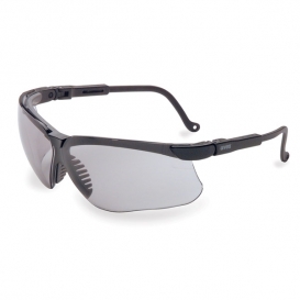 Uvex Genesis Safety Glasses - Black Frame - Light Gray Anti-Fog Lens