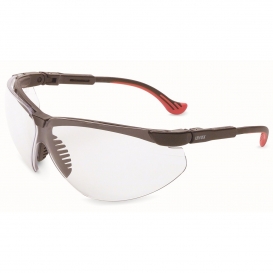 Uvex S3300HS Genesis XC Safety Glasses - Black Frame - Clear HydroShield Anti-Fog Lens