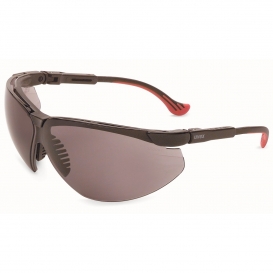 Uvex S3300HS Genesis XC Safety Glasses - Black Frame - Gray HydroShield Anti-Fog Lens