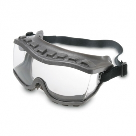 Uvex S3815 Strategy Indirect Vent w/ Foam Goggles - Gray Frame - Clear Uvextra Anti-Fog Lens