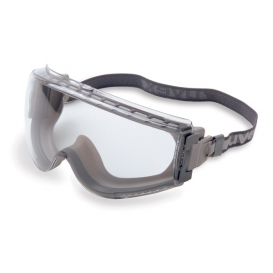 Uvex Stealth Goggles - Gray/Gray Frame - Clear Uvextreme Lens - Fabric Band
