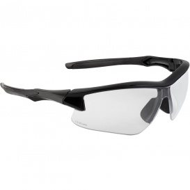 Uvex S4160XP Acadia Safety Glasses - Black Frame - Clear Uvextreme Plus Anti-Fog Lens