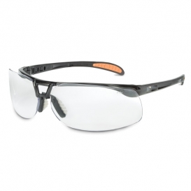 Uvex S4200 Protege Safety Glasses - Black Frame - Clear Lens