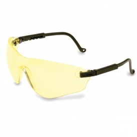 Uvex Falcon Safety Glasses - Black Temples - Yellow Anti-Fog Lens