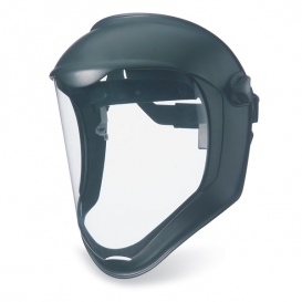 Uvex Bionic Faceshield - Matte Black - Uncoated