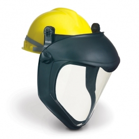 Uvex Bionic Faceshield with Hard Hat Adapter - Uncoated