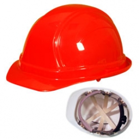 OccuNomix V200 Vulcan Cap Style Hard Hat - 6-Point Ratchet Suspension - Orange