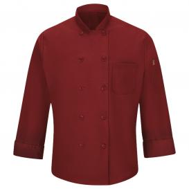 Chef Designs 042X Men\'s Chef Coat with MIMIX and OilBlok - Fireball Red