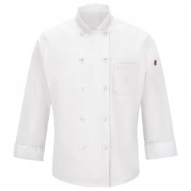 Chef Designs 042X Men\'s Chef Coat with MIMIX and OilBlok - White