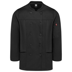 Chef Designs 053W Women\'s Deluxe Airflow Chef Coat - Black