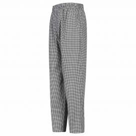 2 XL MENS NAVY AND WHITE CHECKERED CHEFS TROUSERS Small 