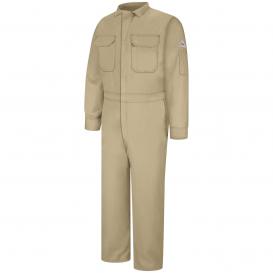 Bulwark FR CMD6 Men\'s Midweight Deluxe Coverall - CoolTouch 2 - 7 oz. - Khaki
