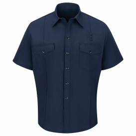 Workrite Fire Service FSF2 Men\'s Classic Short Sleeve Firefighter Shirt - Navy