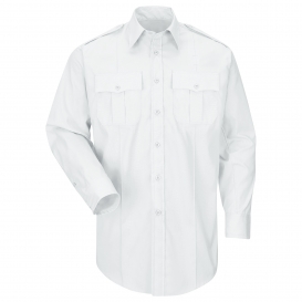 Horace Small HS1524 Men\'s New Dimension Plus Long Sleeve Poplin Shirt - White