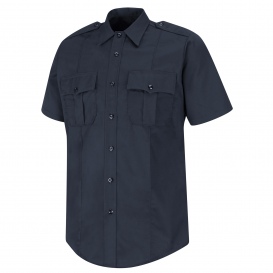 Horace Small HS1714 Unisex 100% Cotton Button-Front Long Sleeve Shirt - Dark Navy