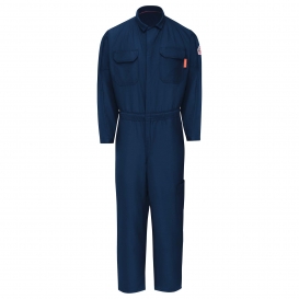Bulwark FR QC22 iQ Series Men\'s Midweight Mobility Coveralls - Navy