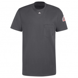Bulwark FR SET8 Men\'s Lightweight Short Sleeve T-Shirt - Charcoal