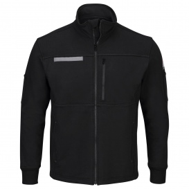 Bulwark FR SEZ3 Men\'s Fleece FR Zip-Up Jacket - Black