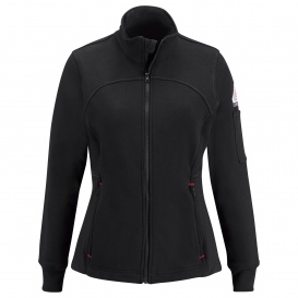 Bulwark FR SEZ3 Women\'s Fleece Zip-Up Jacket - Black